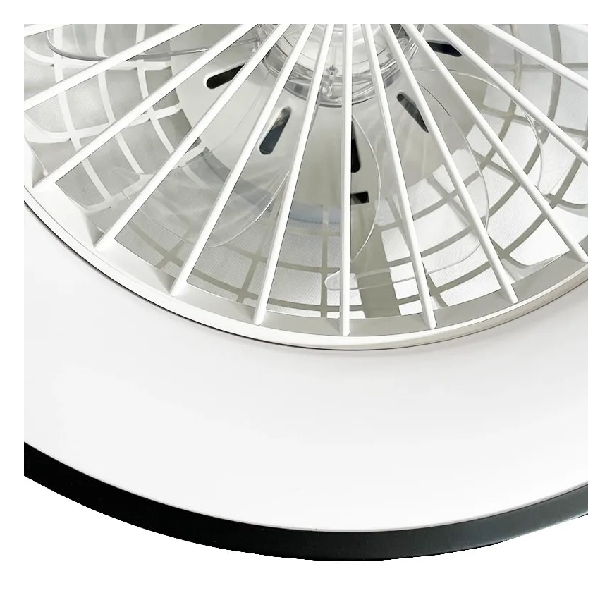 LED Regulowane oświetlenie sufitowe z wentylatorem OPAL LED/48W/230V 3000-6500K + pilot do zdalnego sterowania