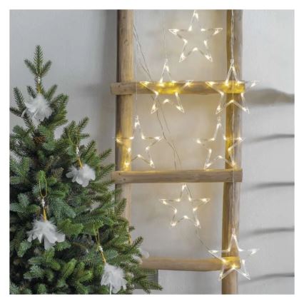 LED Świąteczna dekoracja LED/0,3W/3xAA kula śr. 12 cm