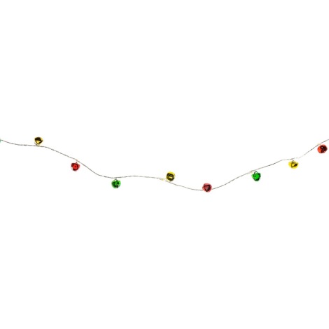 LED Świąteczny łańcuch 40×LED/3xAA 4,3m ciepła biel