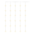 LED świąteczny łańcuch świetlny zewnętrzny 30xLED/3,9m IP44 gwiazdki