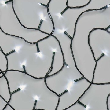LED świąteczny łańcuch zewnętrzny 120xLED/17m IP44 zimna biel