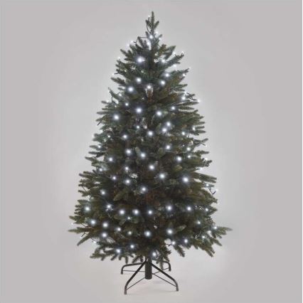 LED świąteczny łańcuch zewnętrzny 180xLED/8 trybów 23m IP44 zimna biel