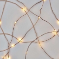 LED świąteczny łańcuch zewnętrzny 40xLED/9m IP44 ciepła biała