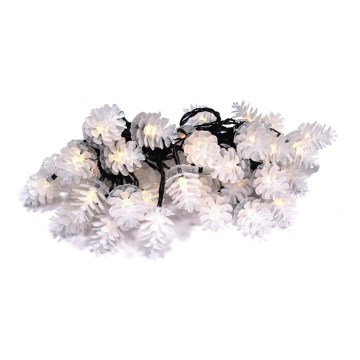 LED świąteczny łańcuch zewnętrzny 80xLED/25m IP44 ciepła biała