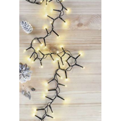 LED świąteczny zewnętrzny 400xLED/13m IP44 ciepła biała