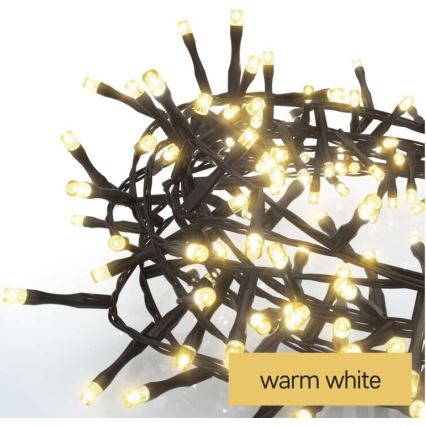 LED świąteczny zewnętrzny 400xLED/13m IP44 ciepła biała