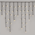 LED świąteczny zewnętrzny łańcuch 200xLED/8 trybów 8,6m IP44 ciepła biała