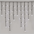 LED Świąteczny zewnętrzny łańcuch 600xLED/8 trybów 15m IP44 zimna biel