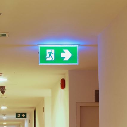 LED Światło awaryjne EMERGENCY EXIT SAMSUNG CHIP LED/2W/230V 6000K