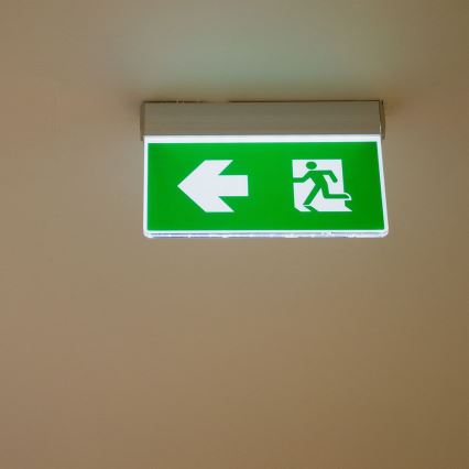 LED Światło awaryjne EMERGENCY EXIT SAMSUNG CHIP LED/2W/230V 6000K