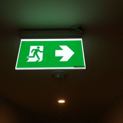 LED Światło awaryjne EMERGENCY EXIT SAMSUNG CHIP LED/2W/230V 6000K