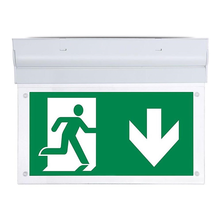 LED Światło awaryjne EMERGENCY EXIT SAMSUNG CHIP LED/2W/230V 6000K