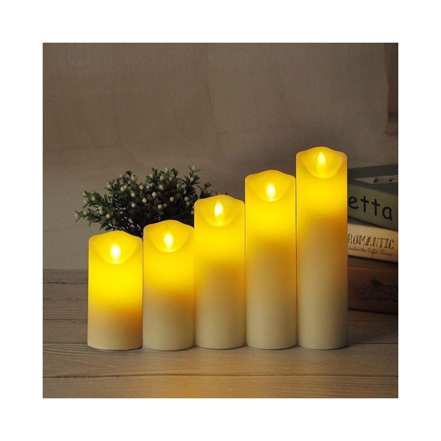 LED Świeczka LED/2xAA ciepła biel 20 cm