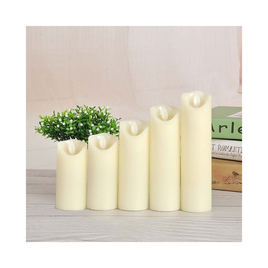 LED Świeczka LED/2xAA ciepła biel 20 cm
