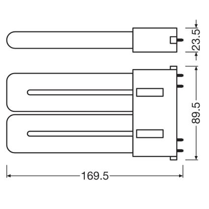 LED Świetlówka 2G10/12W/230V 3000K - Osram
