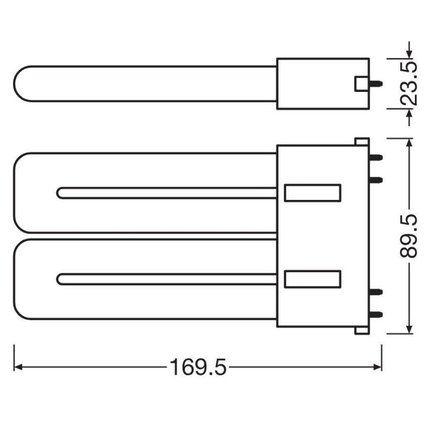 LED Świetlówka 2G10/12W/230V 3000K - Osram