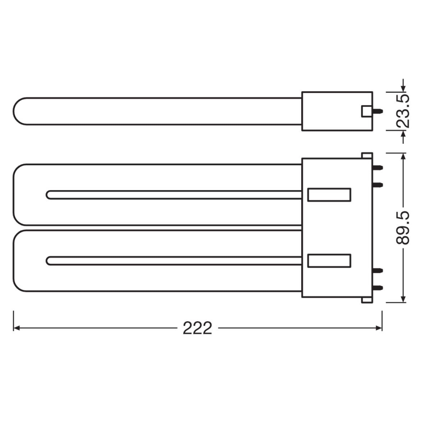 LED Świetlówka 2G10/20W/230V 3000K - Osram
