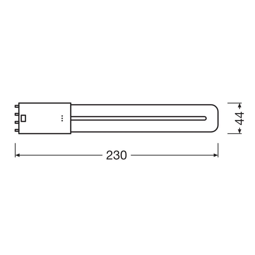 LED Świetlówka 2G11/8W/230V 3000K - Osram