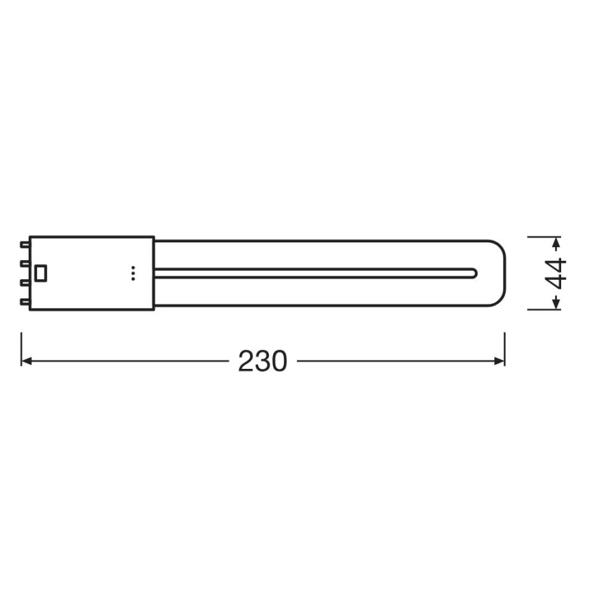LED Świetlówka 2G11/8W/230V 4000K - Osram