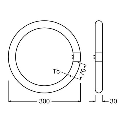 LED Świetlówka G10q/18,3W/230V 3000K - Osram