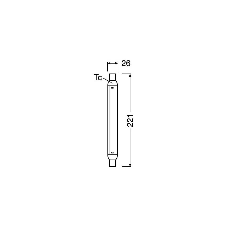 LED świetlówka LINE S15s/4W/230V 2700K - Osram