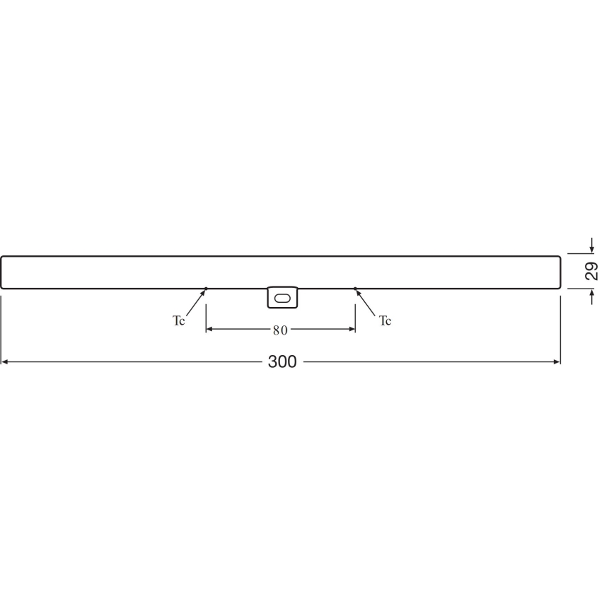 LED Świetlówka S14d/3,5W/230V 2700K 30 cm - Osram