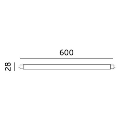 LED Świetlówka T8 G13/9W/230V 6500K 60 cm