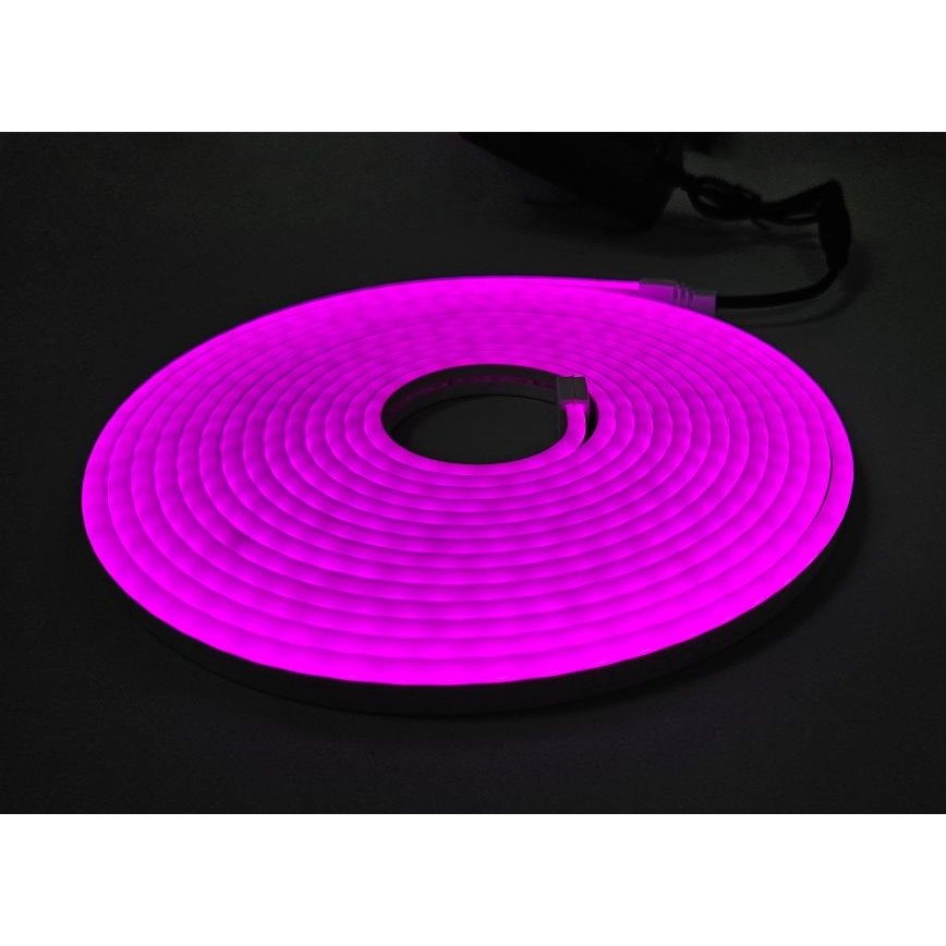 LED Taśma elastyczna NEON LED/10W/230V 5 m IP65 fioletowa
