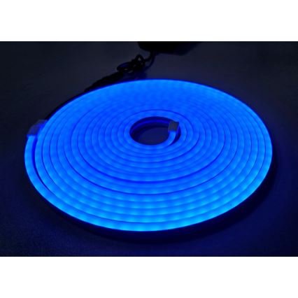 LED Taśma elastyczna NEON LED/10W/230V 5 m IP65 niebieska