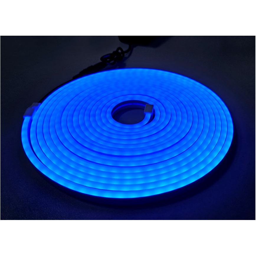 LED Taśma elastyczna NEON LED/10W/230V 5 m IP65 niebieska