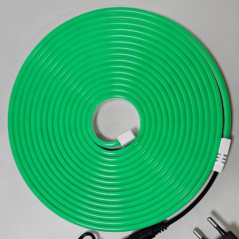 LED Tasma elastyczna NEON LED/10W/230V 5 m IP65 zielona