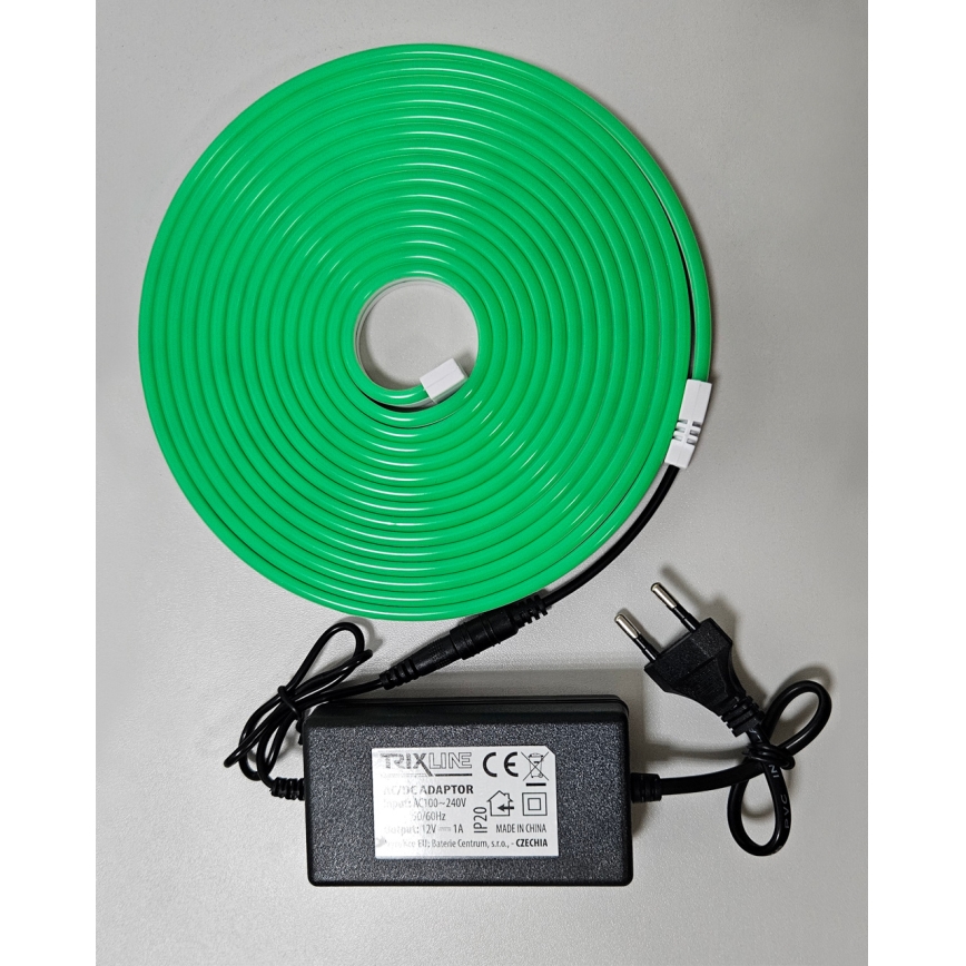 LED Tasma elastyczna NEON LED/10W/230V 5 m IP65 zielona