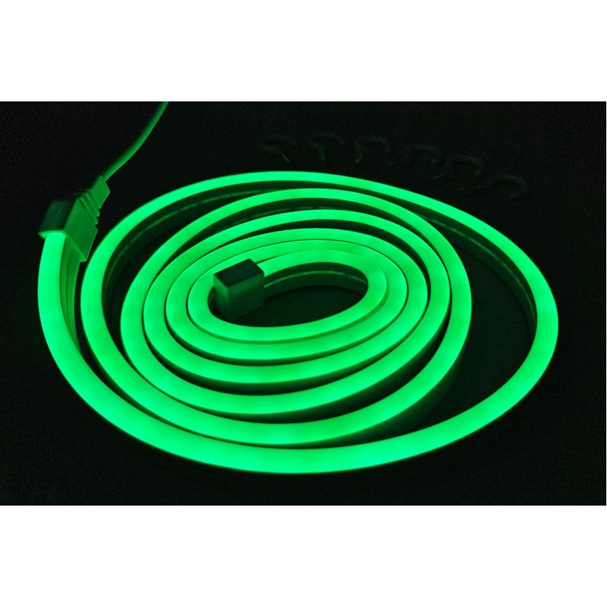 LED Taśma elastyczna NEON LED/5V USB 1,8 m zielona