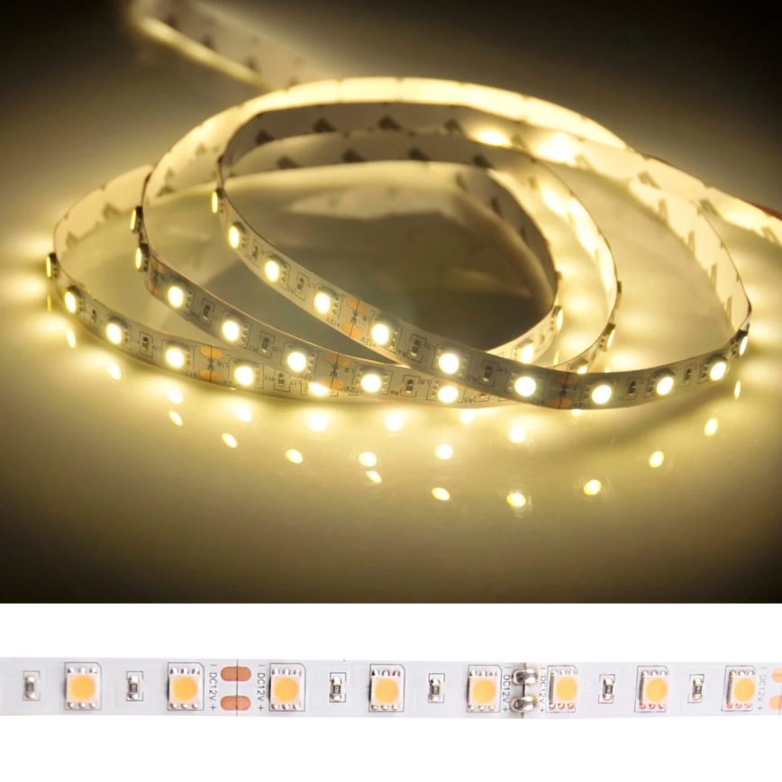 LED taśma łazienkowa 5m LED/45W/12V IP65 biała