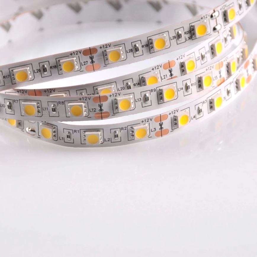 LED taśma łazienkowa 5m LED/45W/12V IP65 biała