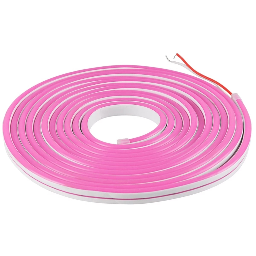 LED Taśma NEON 5 m LED/27W/12V IP65 różowa
