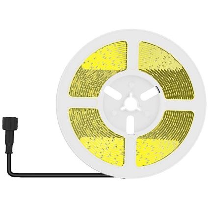 LED Taśma solarna ściemnialna LED/1,2W/3,7V 4000K IP67 1500 mAh 5m + zdalne sterowanie