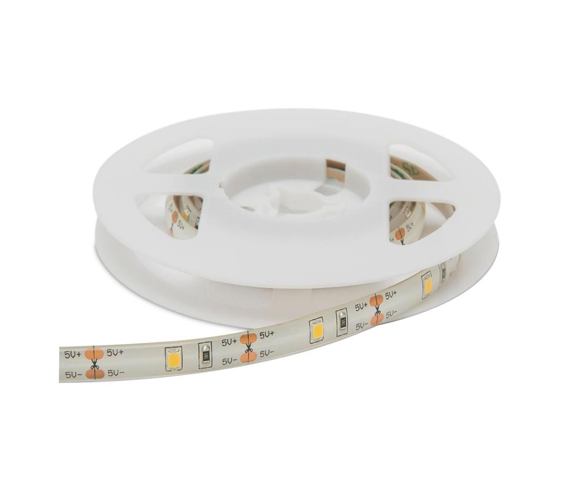 LED Taśma z czujnikiem ruchu 1m LED/2,4W/6V 3000K