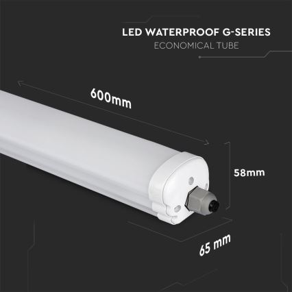 LED Techniczna oprawa świetlówkowa G-SERIES LED/18W/230V 6500K IP65 60 cm