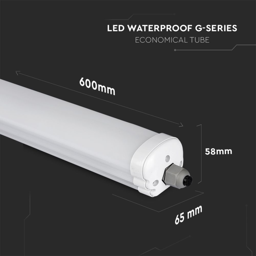 LED Techniczna oprawa świetlówkowa G-SERIES LED/18W/230V 6500K IP65 60 cm
