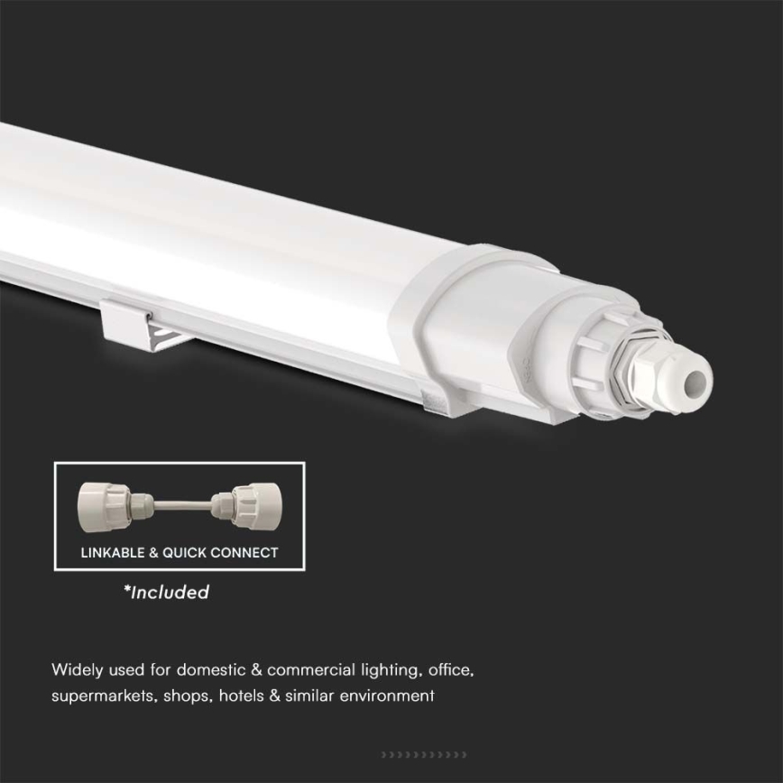 LED Techniczna oprawa świetlówkowa LED/48W/230V 6500K IP65 150 cm