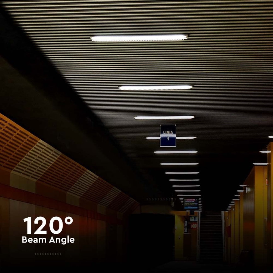 LED Techniczna oprawa świetlówkowa LED/48W/230V 6500K IP65 150 cm