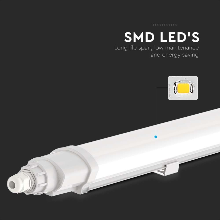 LED Techniczna oprawa świetlówkowa LED/48W/230V 6500K IP65 150 cm