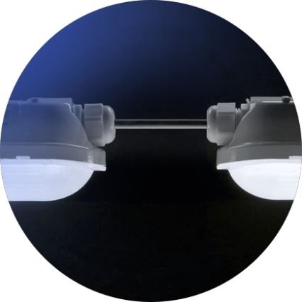 LED Techniczna oprawa świetlówkowa LIMEA GIGANT LED/38W/230V IP65 1190mm czarne