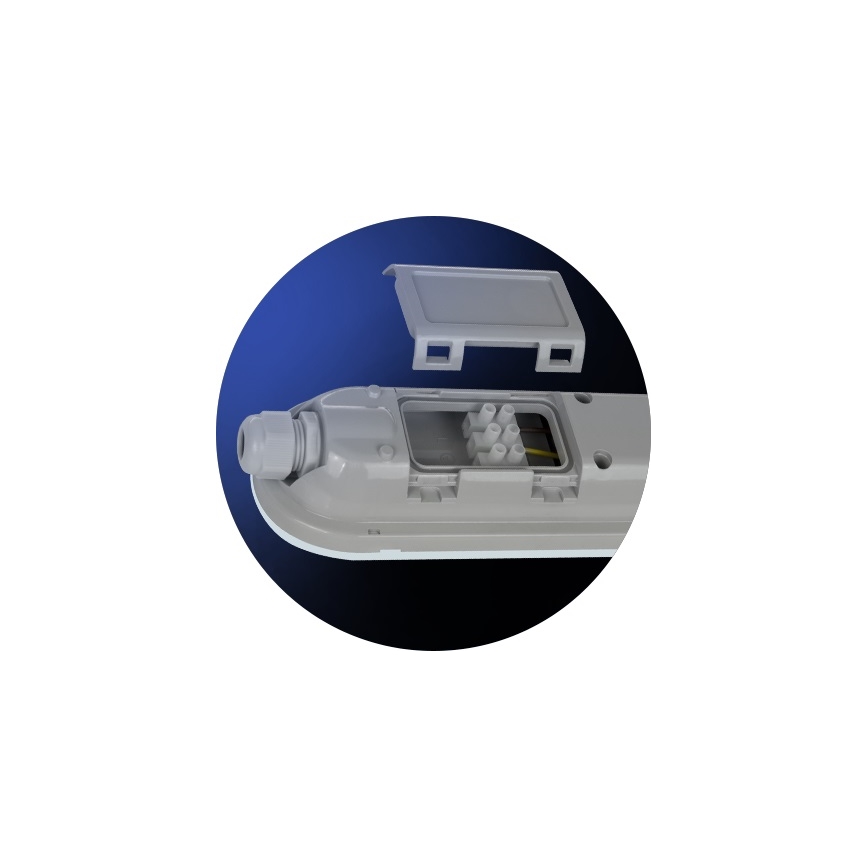 LED Techniczna oprawa świetlówkowa LIMEA GIGANT LED/38W/230V IP65 1190mm czarne