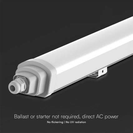 LED Techniczna oprawa świetlówkowa SAMSUNG CHIP LED/48W/230V 4000K IP65 150 cm