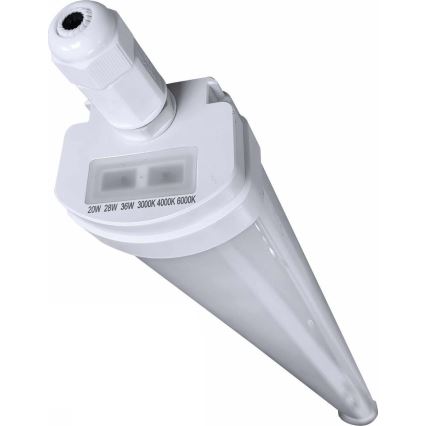 LED Ściemn. techniczne fluorescencyjny jasny VOLITER LED/20/28/36W/230V 3000/4000/6000K 120 cm IP65 białe