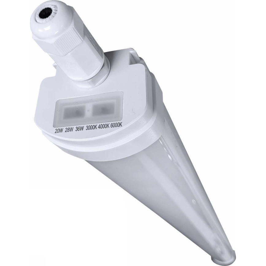LED Ściemn. techniczne fluorescencyjny jasny VOLITER LED/20/28/36W/230V 3000/4000/6000K 120 cm IP65 białe