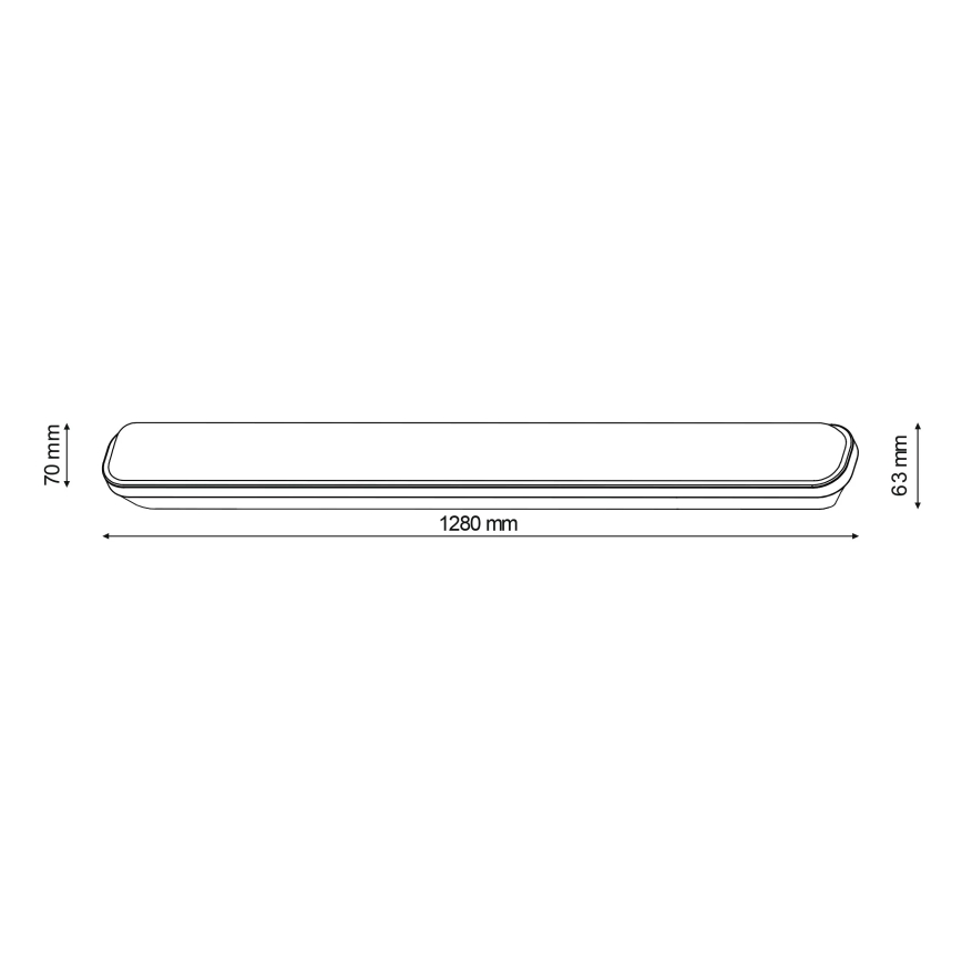 LED Techniczne oświetlenie świetlówkowe 1xG13/18W/230V IP65