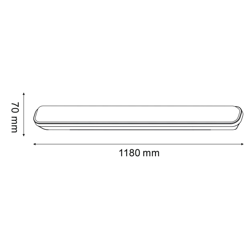 LED Techniczne oświetlenie świetlówkowe LED/30W/230V IP65